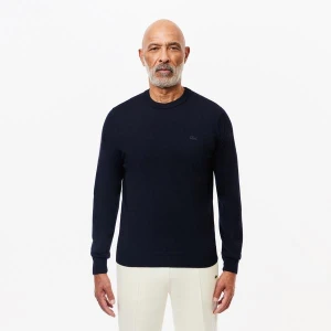 Zdjęcie produktu Lacoste Męski sweter z wełny merynosów z okrągłym dekoltem