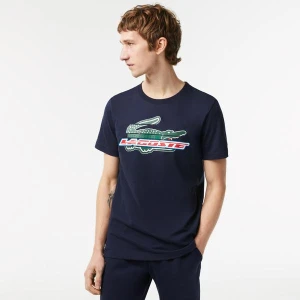 Zdjęcie produktu Lacoste męski T-shirt z bawełny organicznej Sport Regular Fit
