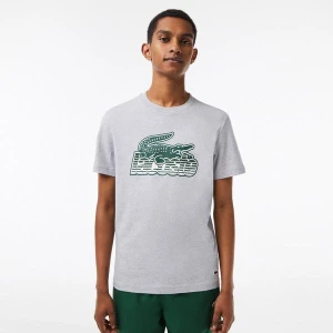 Zdjęcie produktu Lacoste męski T-shirt z dżerseju bawełnianego z nadrukiem