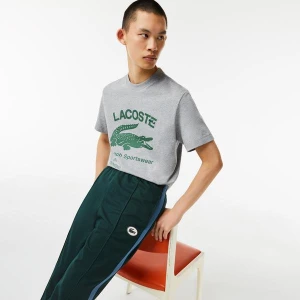 Lacoste męski T-shirt z logo krokodyla Relaxed Fit