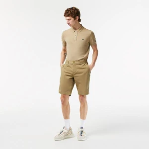 Lacoste męskie bermudy z elastycznej bawełny Slim Fit