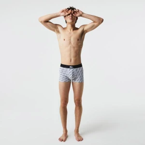 Lacoste męskie bokserki z elastycznej bawełny 3-pak