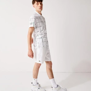 Lacoste Męskie Elastyczne Sportowe Szorty Do Gry W Tenisa