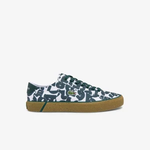 Lacoste Męskie materiałowe trampki Gripshot z nadrukiem