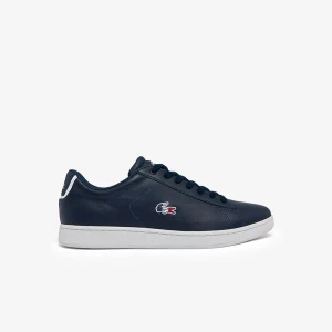 Lacoste Męskie sneakersy Carnaby z trójkolorowej skóry