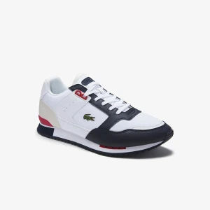 Lacoste Męskie sneakersy Partner Piste z materiału syntetycznego