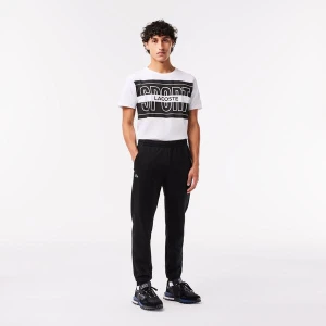 Lacoste Męskie spodnie sportowe ze wstawkami z siatki