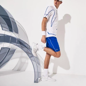 Lacoste Męskie Sportowe Szorty Z Elastycznego Oddychającego Materiału X Novak Djokovic
