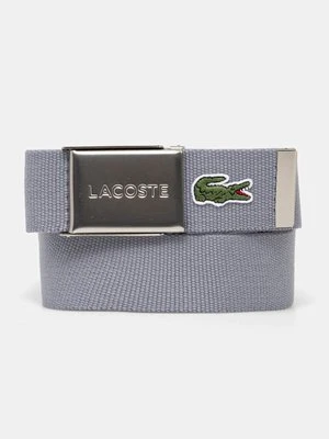 Lacoste pasek męski kolor szary