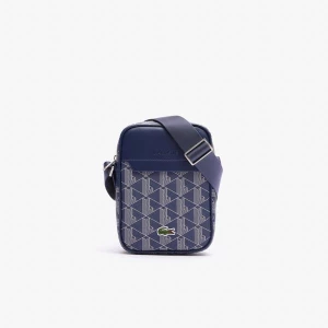 Lacoste pionowa torba na ramię The Blend Monogram Print