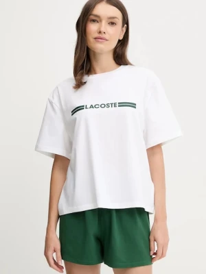 Lacoste piżama damska kolor biały 4F5883