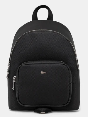 Lacoste plecak kolor czarny mały gładki NF4759DZ