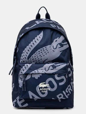 Lacoste plecak kolor granatowy duży wzorzysty NU4969NZ