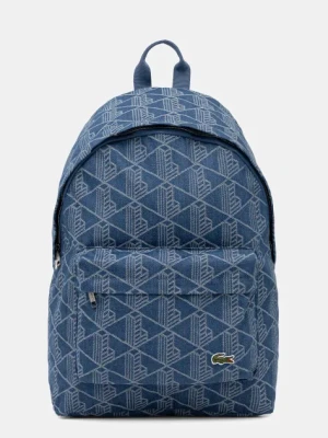 Lacoste plecak kolor niebieski duży wzorzysty NU4871NZ