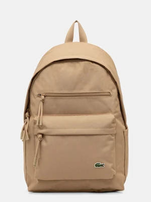 Lacoste plecak kolor zielony duży gładki NU5180NE