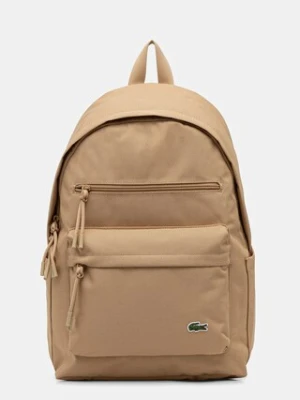 Lacoste plecak kolor zielony duży gładki NU5180NE