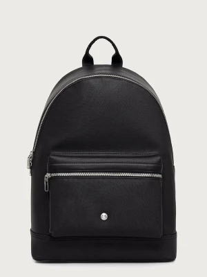 Lacoste plecak męski z imitacji skóry czarny