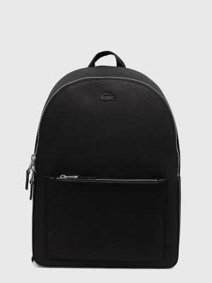 Lacoste plecak skórzany czarny