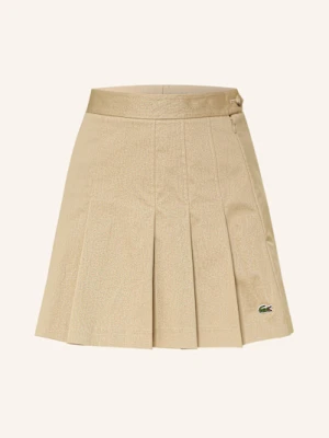 Lacoste Plisowana Spódnica beige