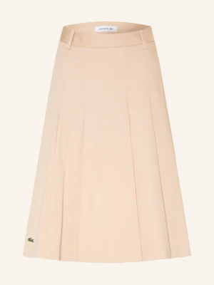 Lacoste Plisowana Spódnica beige
