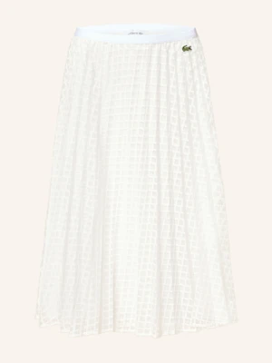 Lacoste Plisowana Spódnica weiss