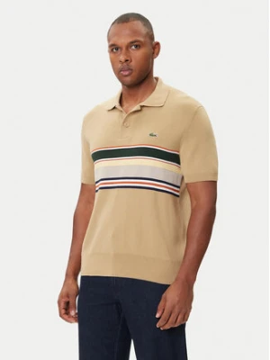 Lacoste Polo AH5200 Beżowy Regular Fit