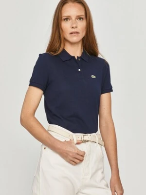 Lacoste polo bawełniane damskie