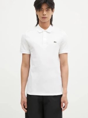 Lacoste polo bawełniane kolor biały
