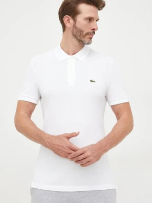 Lacoste polo bawełniane kolor biały