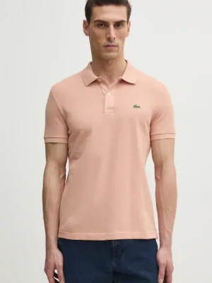 Zdjęcie produktu Lacoste polo bawełniane kolor różowy gładki PH4012