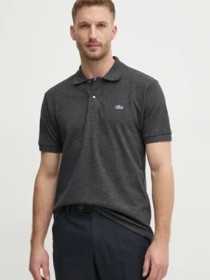 Zdjęcie produktu Lacoste polo bawełniane kolor szary gładki PH3518