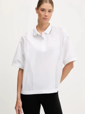 Lacoste polo damski kolor biały CF0060