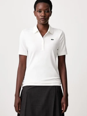 Lacoste polo damskie beżowy