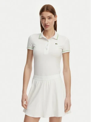 Lacoste Polo DF5284 Biały Slim Fit