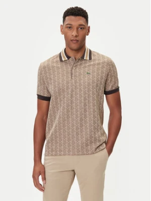 Lacoste Polo DH1417 Beżowy Regular Fit