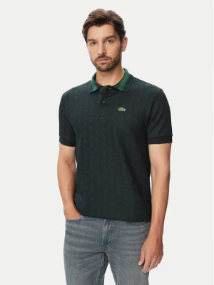 Lacoste Polo DH1417 Zielony ciemny Classic Fit