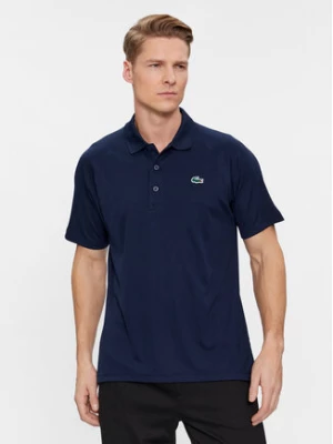 Lacoste Polo DH3201 Granatowy Regular Fit