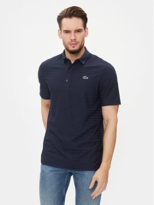 Lacoste Polo DH6844 Granatowy Regular Fit