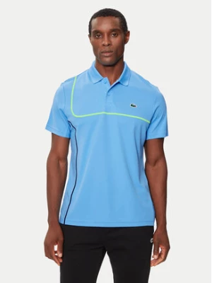 Lacoste Polo DH7362 Niebieski Regular Fit