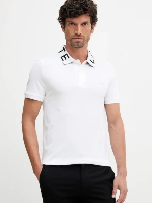Lacoste polo męski kolor biały gładki PH9538