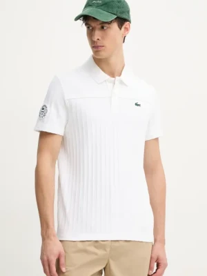 Zdjęcie produktu Lacoste polo męski kolor biały z aplikacją DH8960