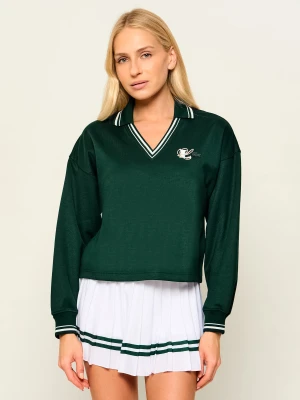 Lacoste Polo | Oversize fit butelkowa zieleń