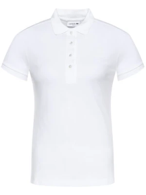 Lacoste Polo PF5462 Biały Slim Fit