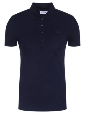 Lacoste Polo PF5462 Granatowy Slim Fit