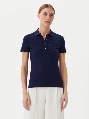 Lacoste Polo PF5462 Granatowy Slim Fit