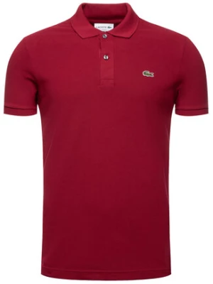 Lacoste Polo PH4012 Bordowy Slim Fit