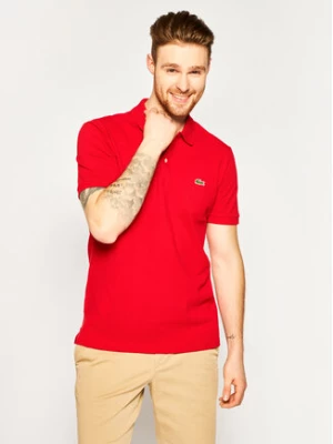 Lacoste Polo PH4012 Czerwony Slim Fit