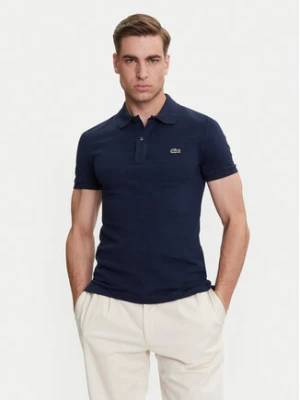 Lacoste Polo PH4012 Granatowy Slim Fit