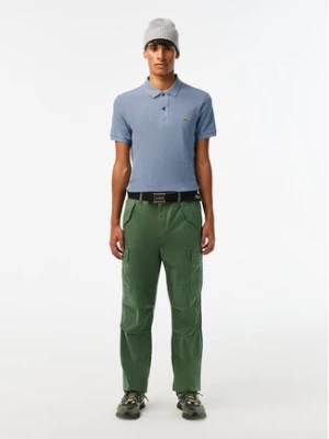 Lacoste Polo PH4012 Niebieski Slim Fit