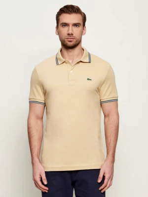 Lacoste Polo | Regular Fit | pique beżowy